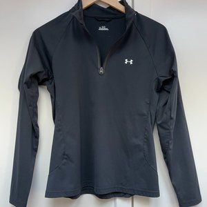 Under Armour Women’s 1/4 Zip Pullover / SM / Black / Windbreaker / Running Shirt